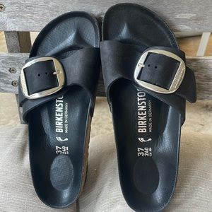LIKE NEW Birkenstock Big Buckle Madrid Sz 37